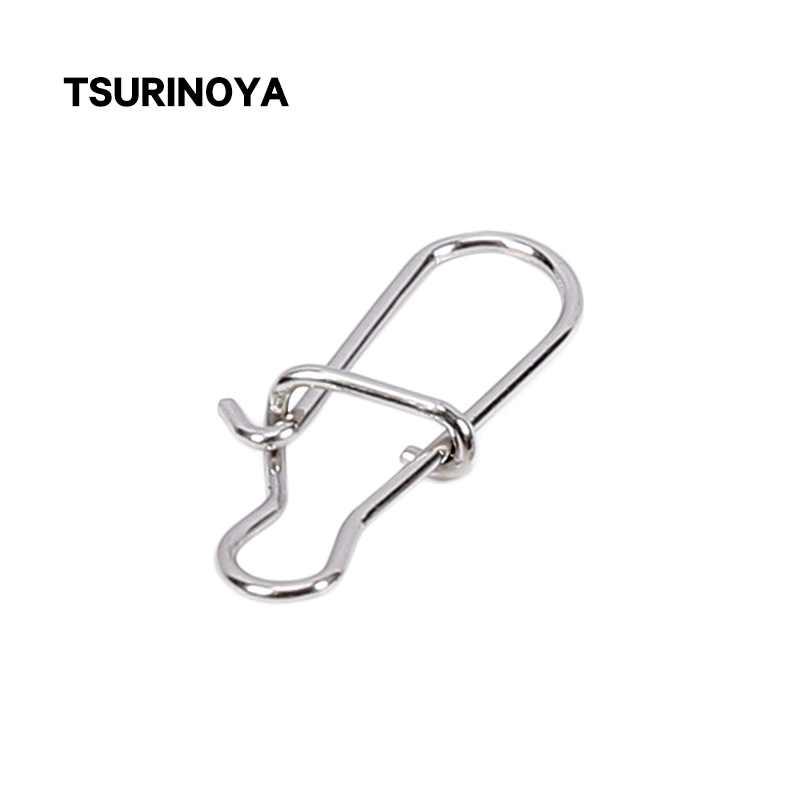 Fishing Hook Stainless Steel - TSURINOYA Stainless Steel Fishing Snaps 50PCS