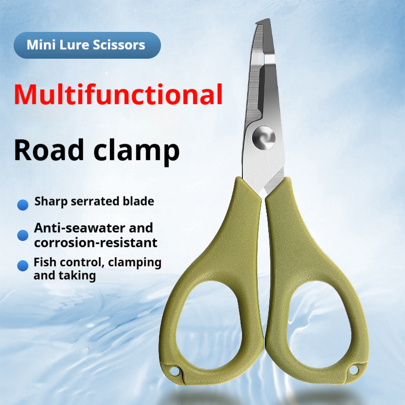 Fishing Hook Sharpener - Mini Multi Functional Scissors Luya Fishing