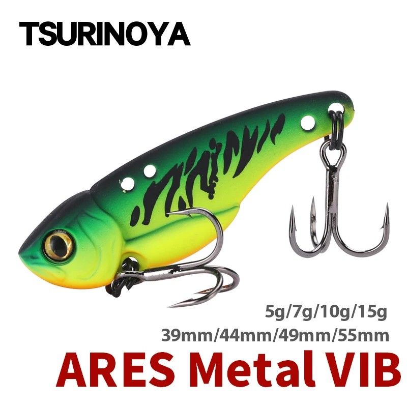 Fishing Hook Treble - TSURINOYA Fishing Hard Lure Metal VIB