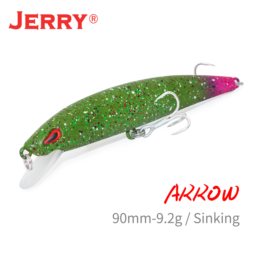 Fishing Hook Treble - Jerry Arrow Sinking Casting Trolling Minnow
