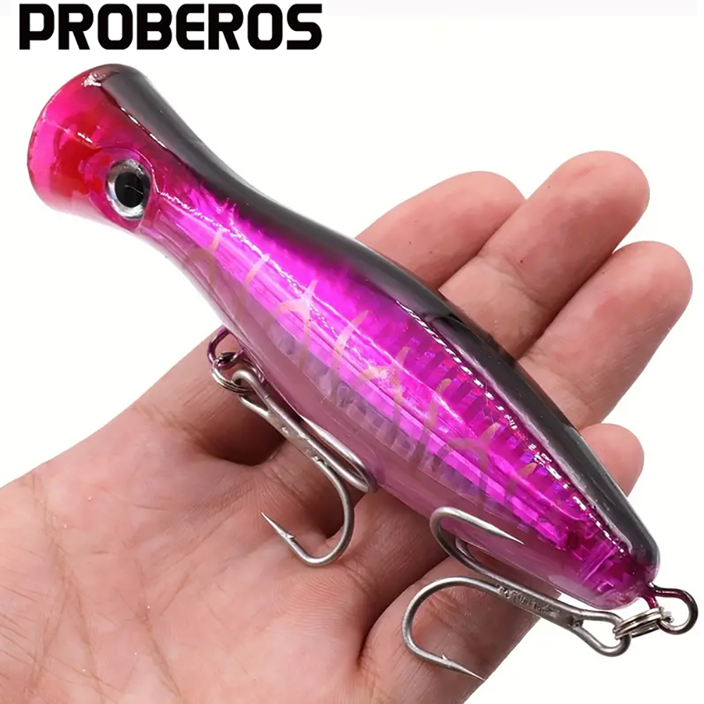 Fishing Hook Treble - PROBEROS 1pc 13cm 43g Popper Fishing