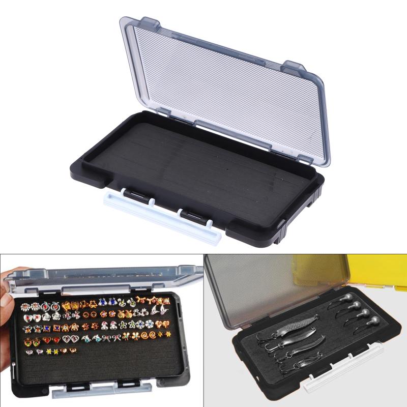 Fishing Hook Jig - Portable Plastic Bait Storage Box, Sponge