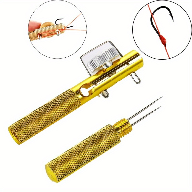 Fishing Hook Remover - Full Metal Fishing Hook Knotting Tool