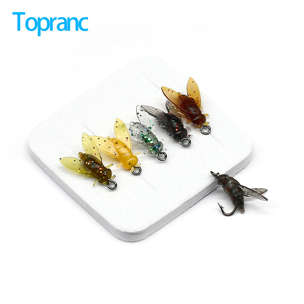 Fishing Hook Assortment - 10Pcs Artificial Bionic Fly Insect Fishing