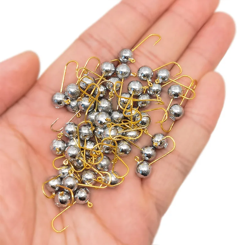 OUTKIT 10pcs Mini Jig Head Hoo - Fishing Hook Barbless review and price