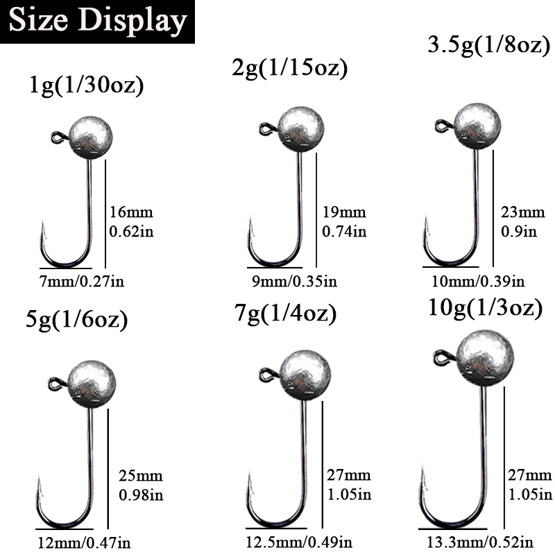 10pcs/lot Jig Head Fishing Hoo - Fishing Hook Offset review and price