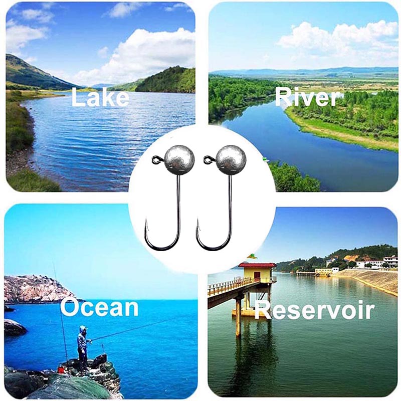 10pcs/lot Jig Head Fishing Hoo - Fishing Hook Offset review and price