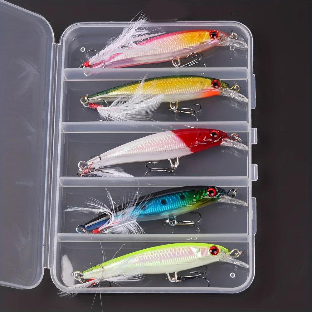 Laser 3D Eyes Bionic Minnow Fi - Fishing Hook Box review and price