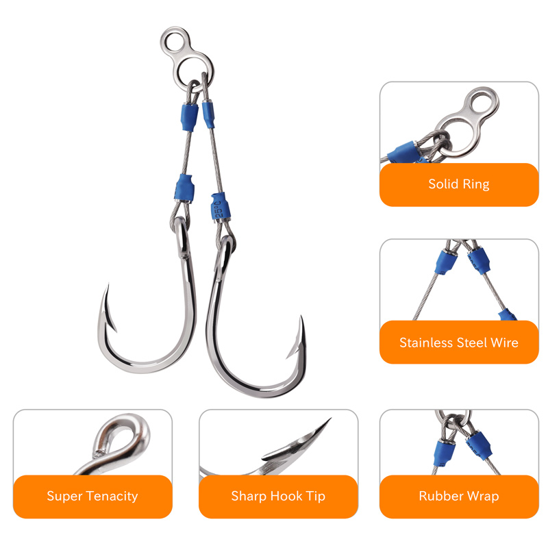 ZYZHE Steel Wire Jig Assist Ho - Fishing Hook Assortment review and price