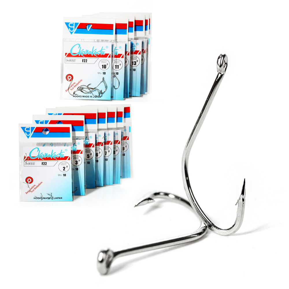 Ckamakastu F22 White Saltwater - Fishing Hook Offset review and price