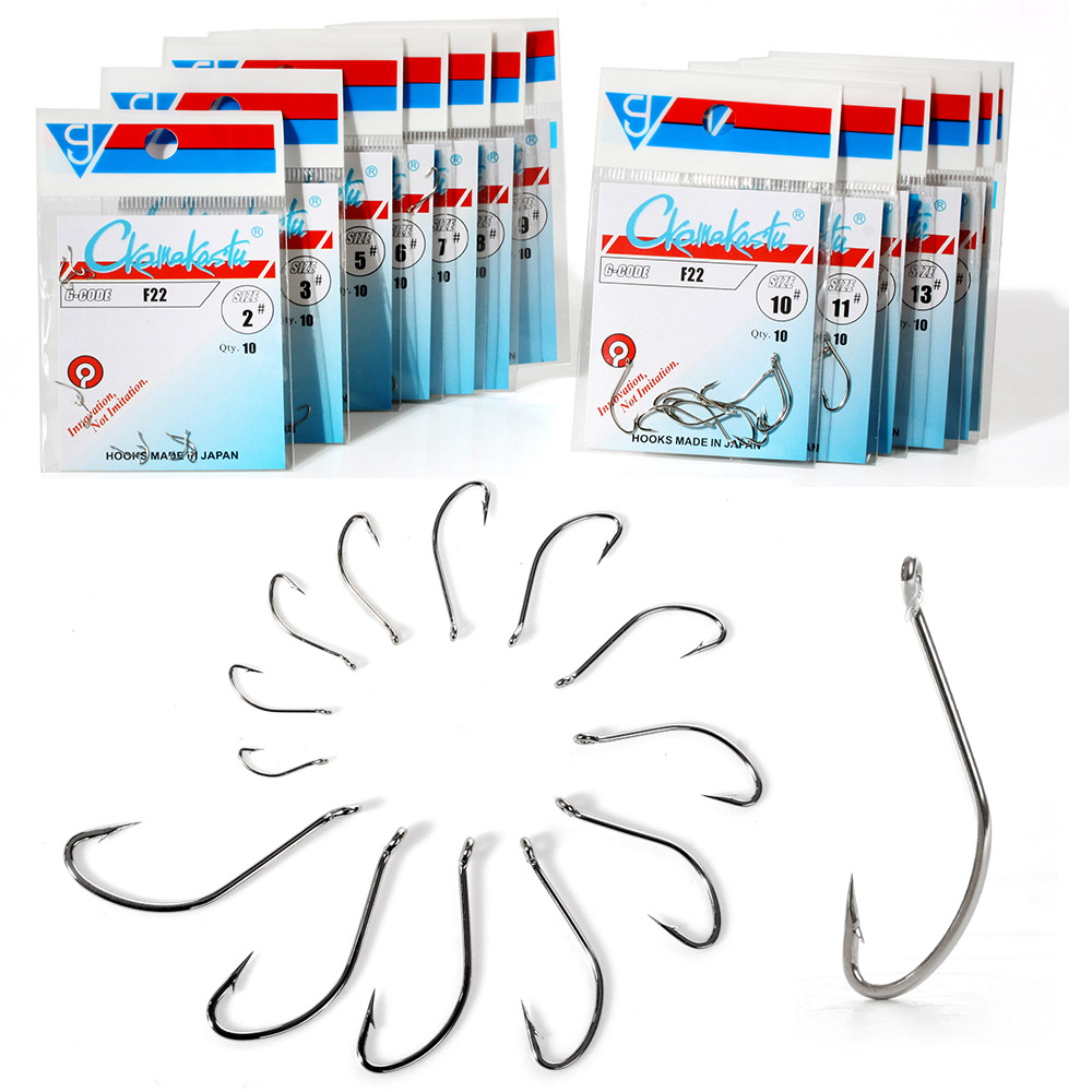 Ckamakastu F22 White Saltwater - Fishing Hook Offset review and price