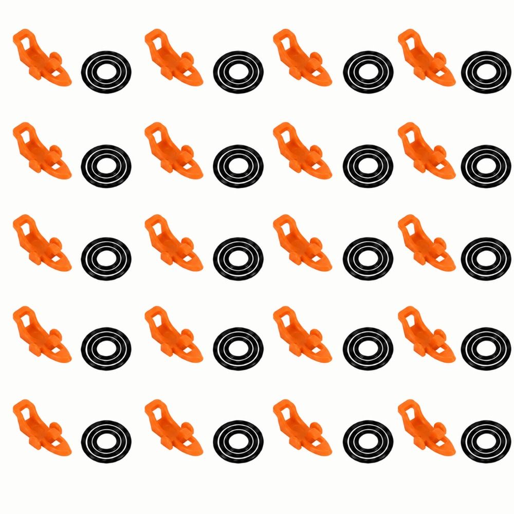 20PCS with 3 Size Rubber Rings - Fishing Hook Size review and price