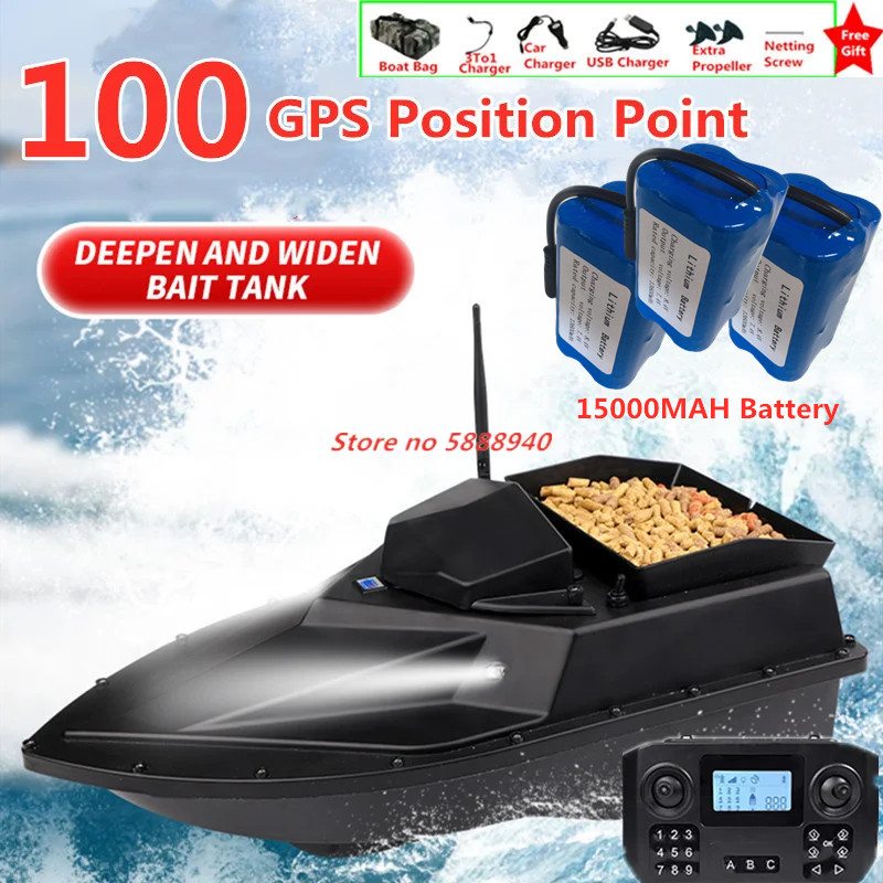 Update 100GPS Position RC Fish - Fishing Hook Size review and price