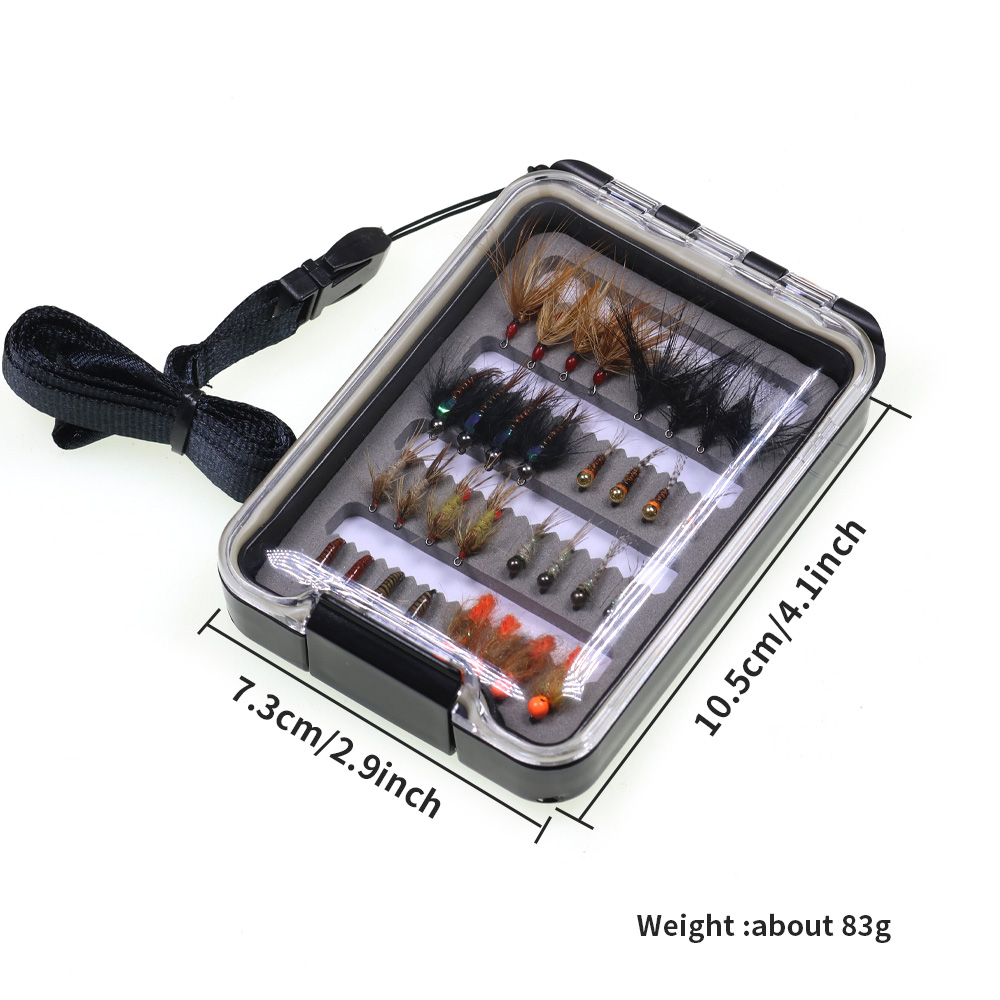 32PCS Nymph Flies Kit Trout Fi - Fishing Hook Barbless review and price