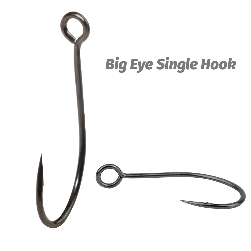 20PCS Big Ring Single Hooks 2# - Fishing Hook Circle review and price