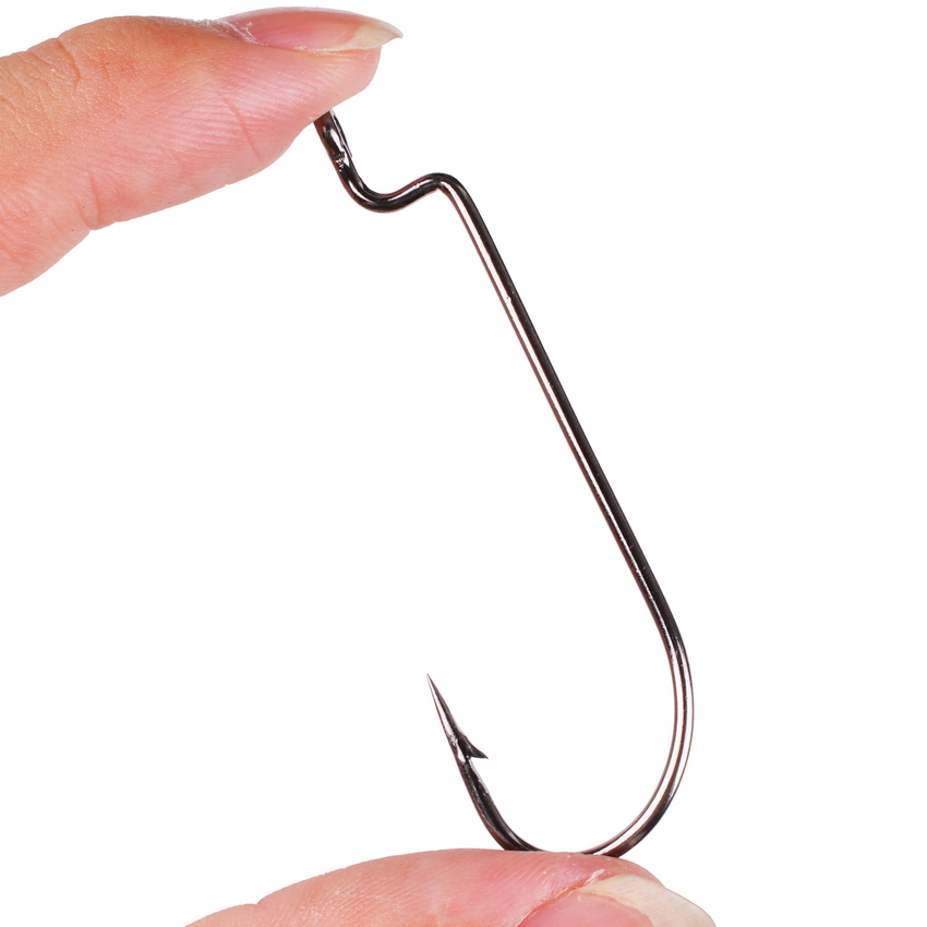 100pc/lot Fishing Hooks High C - Fishing Hook Offset review and price