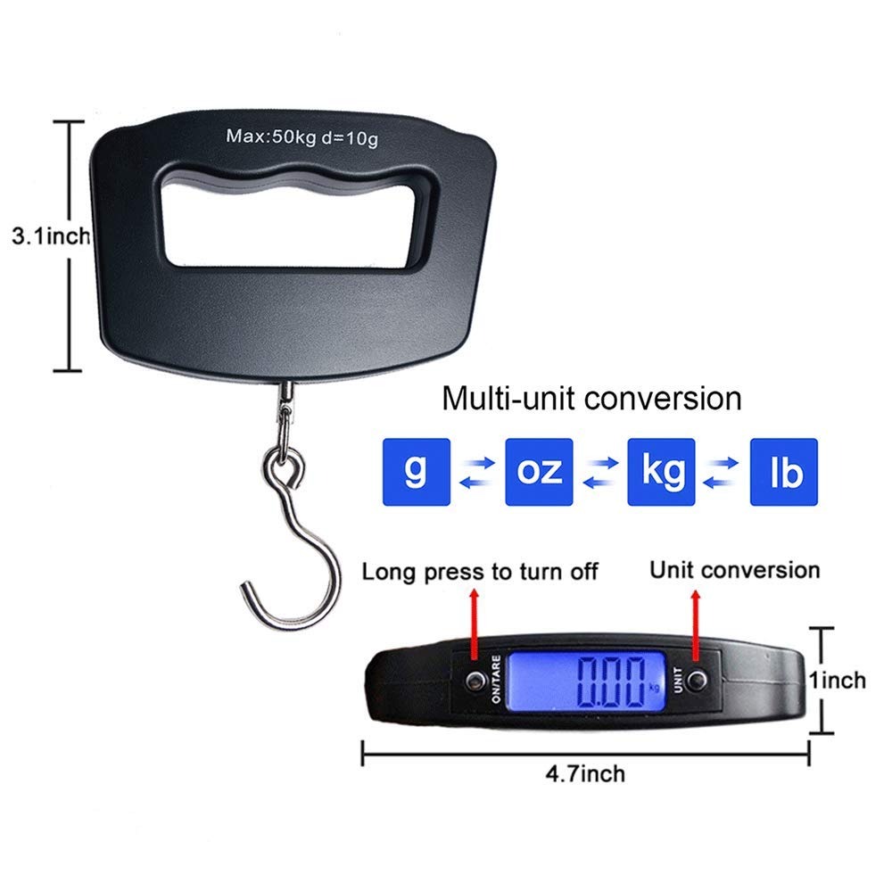 50kg Portable Handheld Digital - Fishing Hook Stainless Steel review and price