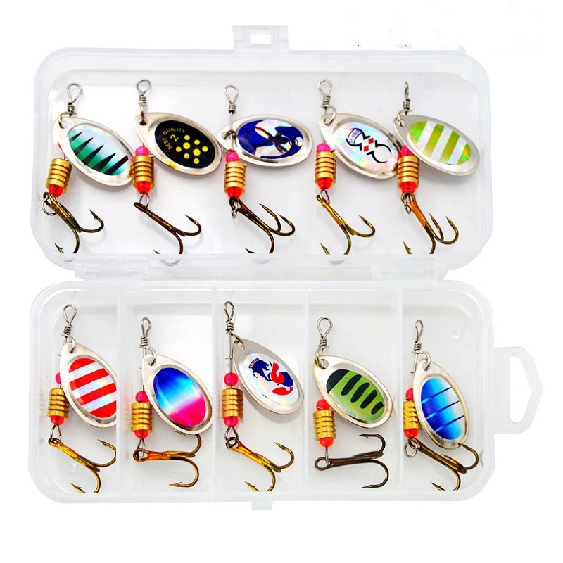 Fishing Lure Spinner Rotation  - Fishing Hook Treble review and price