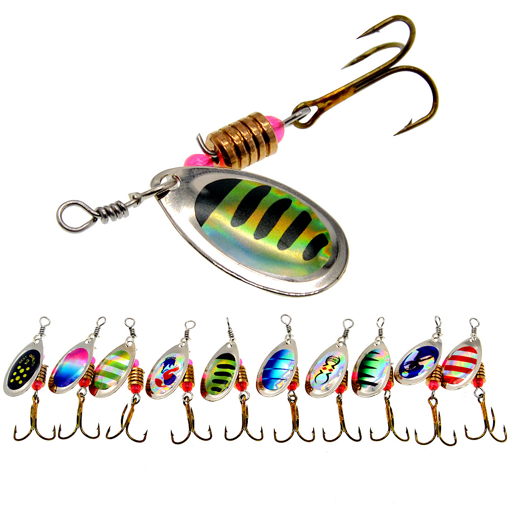 Fishing Lure Spinner Rotation  - Fishing Hook Treble review and price