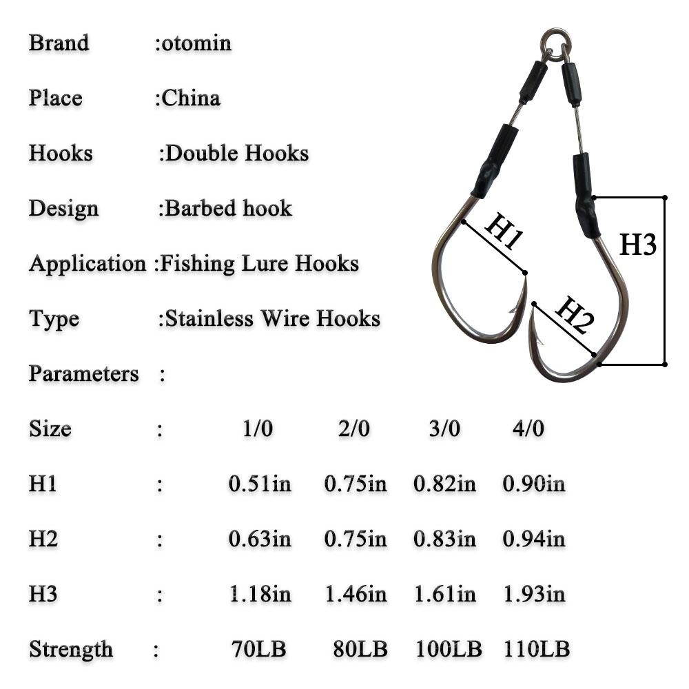 2pairs/bag Slow Fast Jigging H - Fishing Hook Assortment review and price