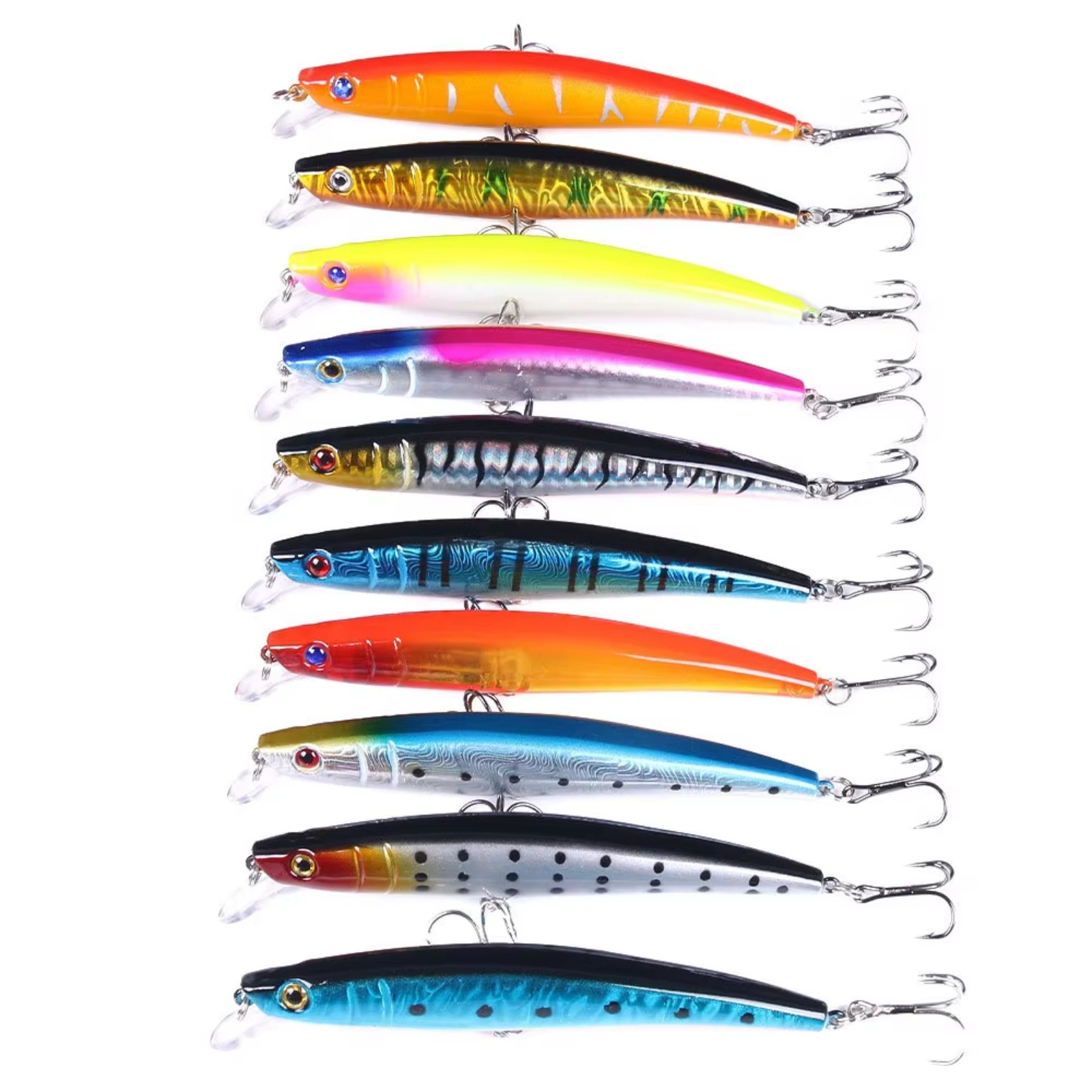 Minnow Fishing Lure 110mm 13g  - Fishing Hook Treble review and price
