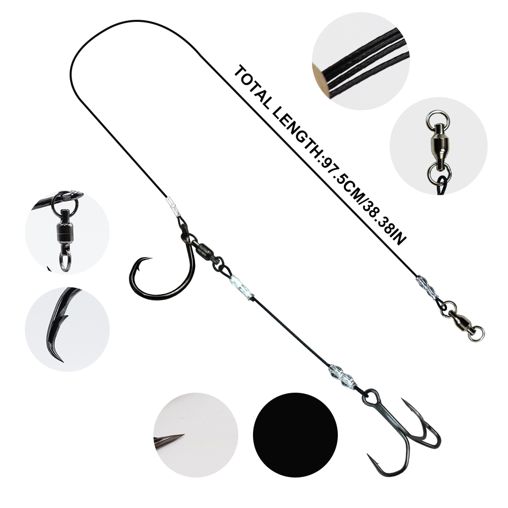 ZYZHE 1pc Live Bait Rigs Sting - Fishing Hook Circle review and price