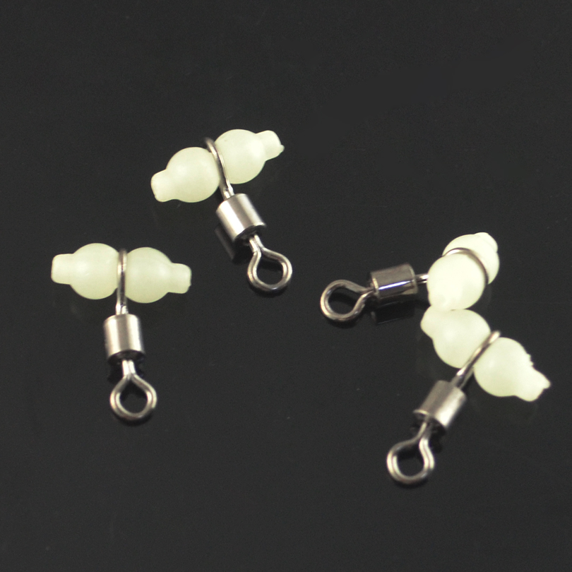 MNFT 100Pcs Luminous 3 Way Dur - Fishing Hook Size review and price
