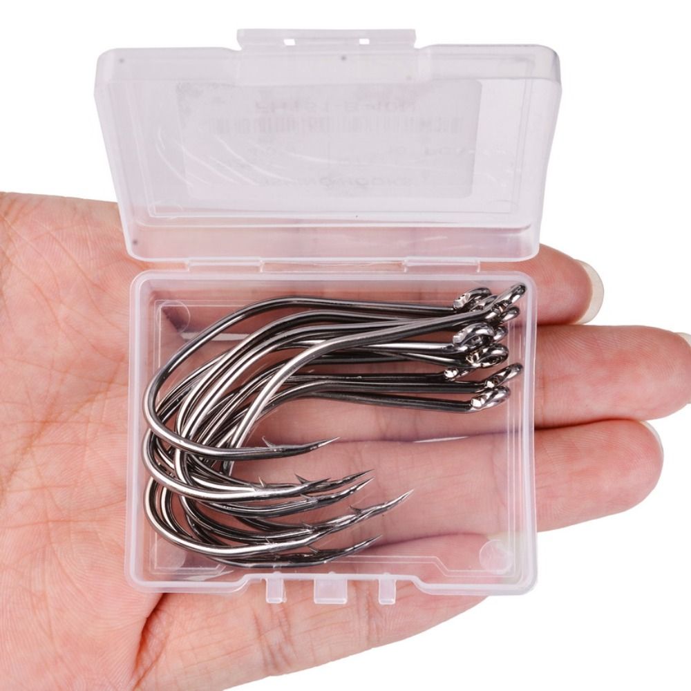 10pcs/Box Barbed Catfish Fishi - Fishing Hook Circle review and price