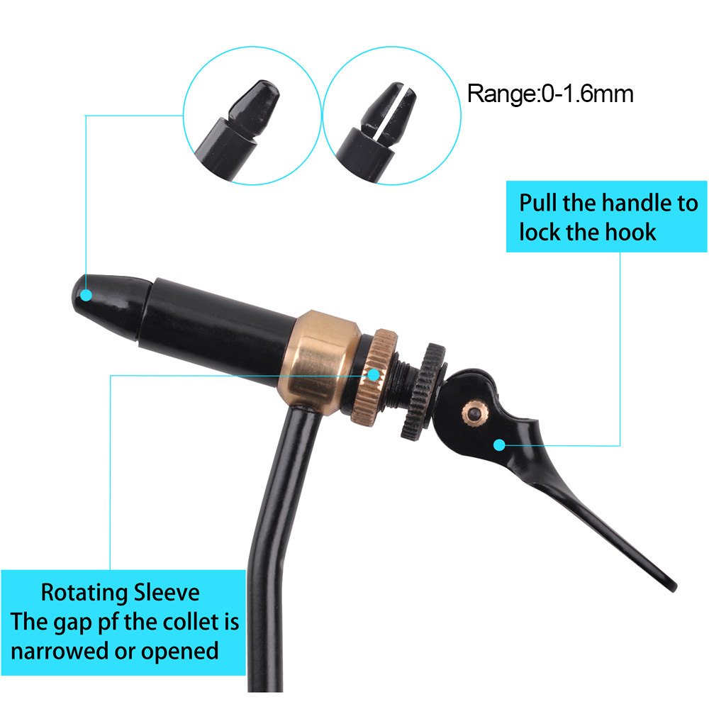 Rotary Fly Tying Vise Tool Saf - Fishing Hook Jig review and price