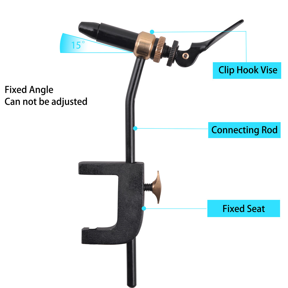 Rotary Fly Tying Vise Tool Saf - Fishing Hook Jig review and price