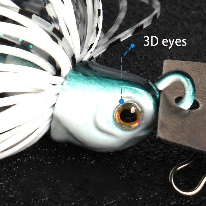 1pc12g Rubber Jig Head Weedles - Fishing Hook Weedless review and price