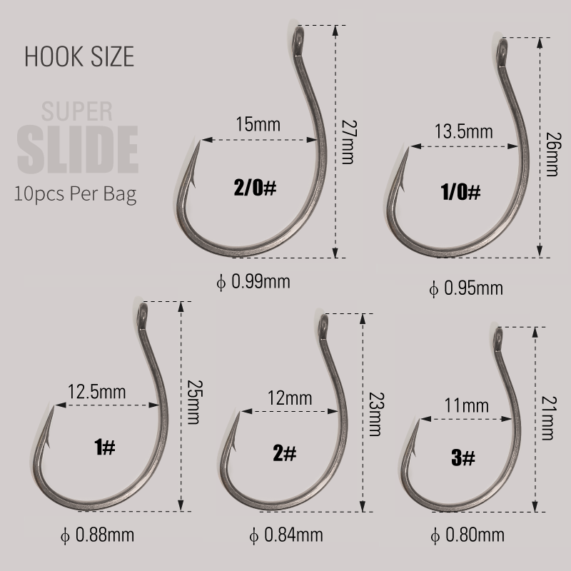 LUREHOLIC PTFE Super Slide Wac - Fishing Hook Offset review and price
