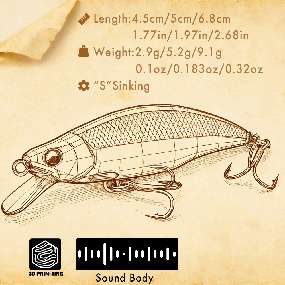 B&U Trout Pattern Hard Bait Si - Fishing Hook Treble review and price
