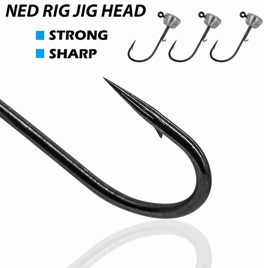 Mushroom Head Fishing Rigs Jig - Fishing Hook Weedless review and price