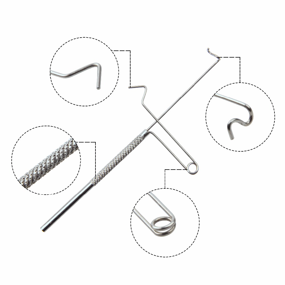 Fly Fishing Knot Tying Tool Ty - Fishing Hook Stainless Steel review and price