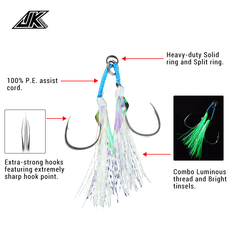 JK LAI-L Shore Jigging Light A - Fishing Hook Assortment review and price