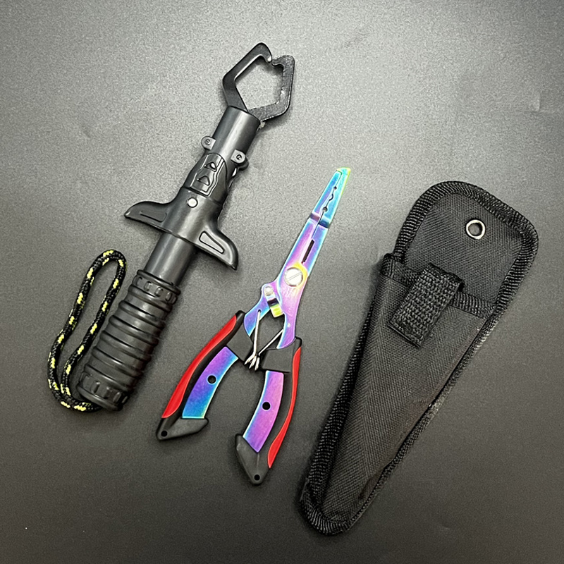 Fishing Pliers and Gripper Set - Fishing Hook Sharpener review and price