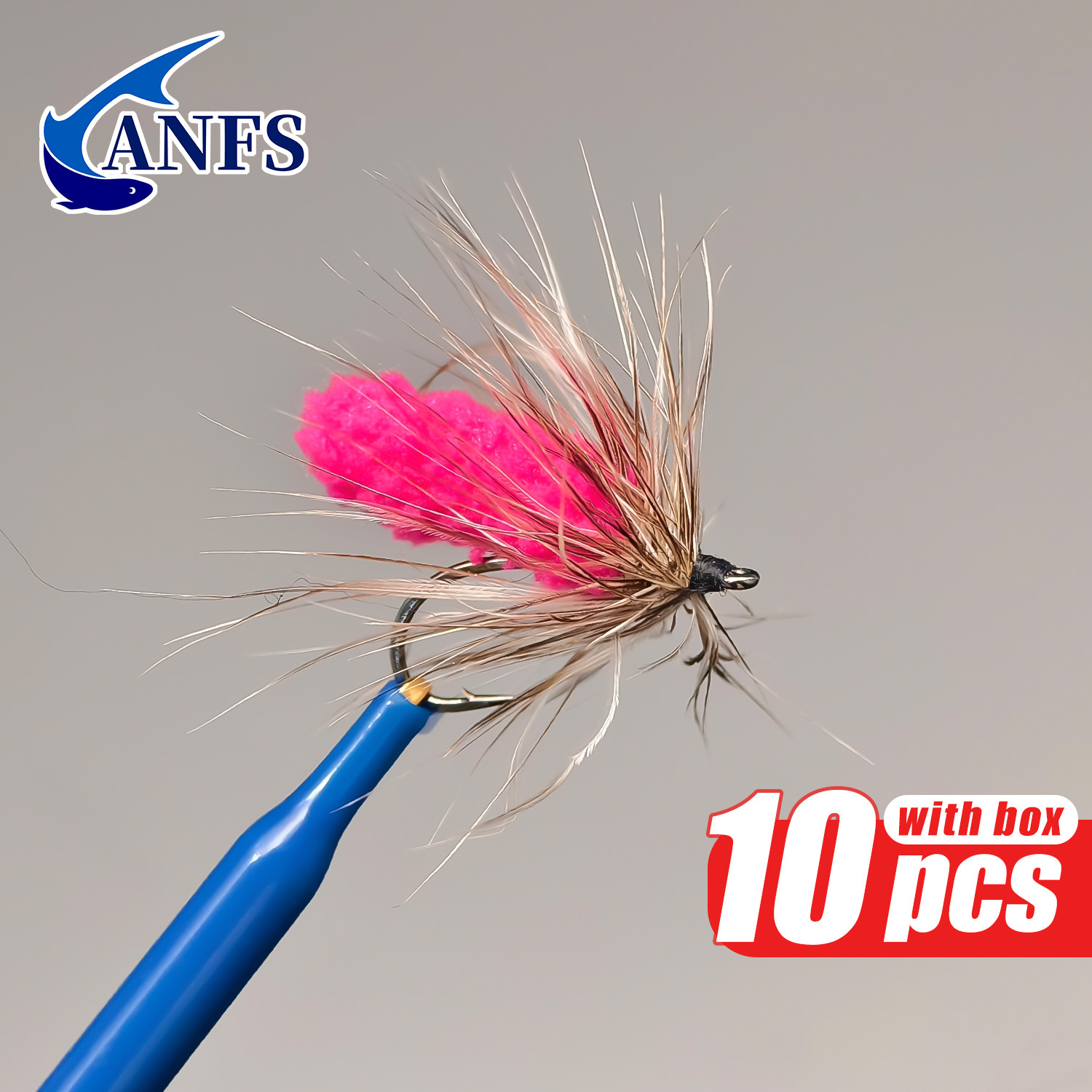 ANFS 10pcs Mop Fly Assorted Co - Fishing Hook Assortment review and price