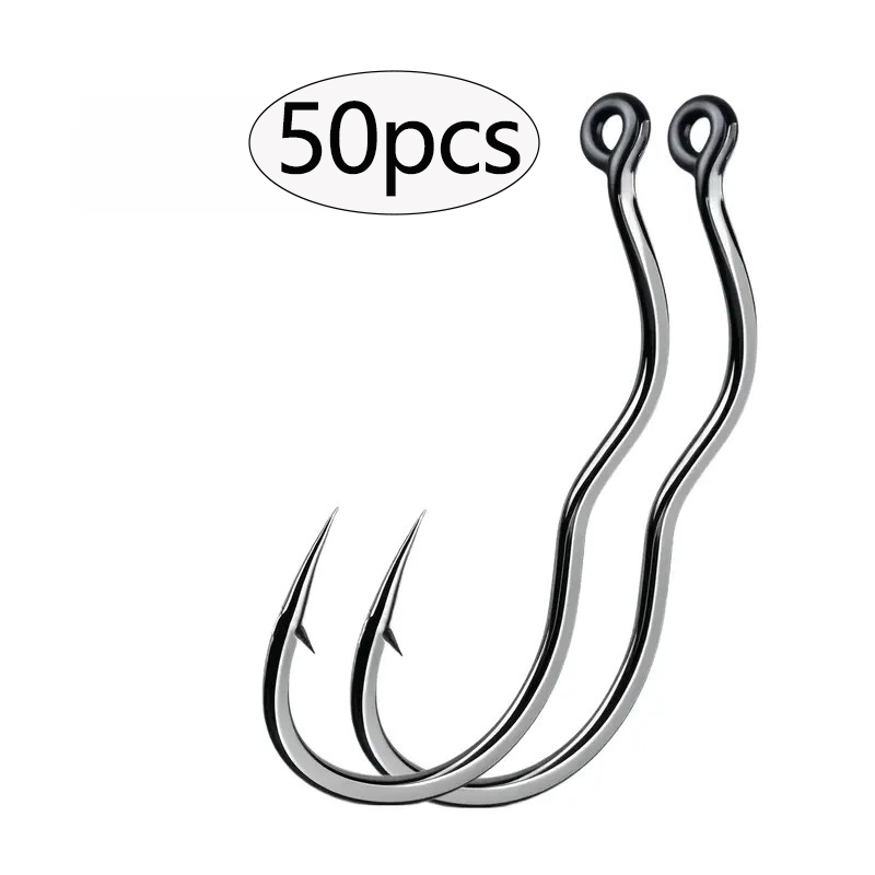 50 Pcs Durable Automatic Flip  - Fishing Hook Circle review and price