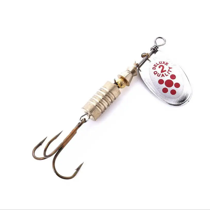 1PCS Metal Plating Spinner Bai - Fishing Hook Treble review and price