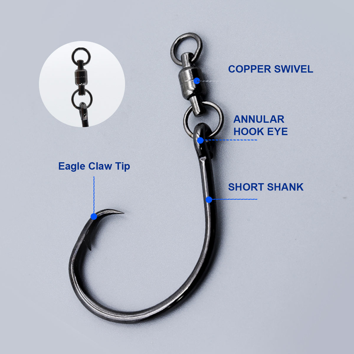 ZYZHE 3/6/9pcs Circle Hooks Wi - Fishing Hook Barbless review and price