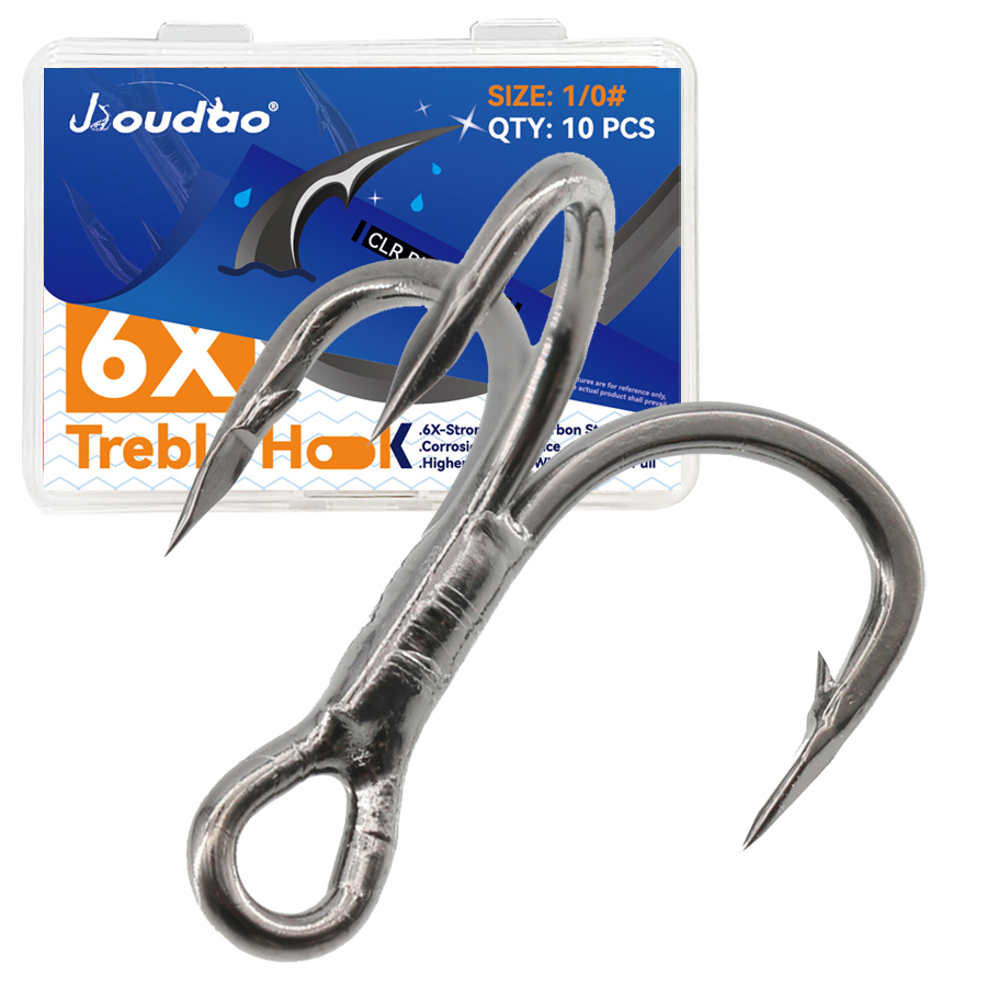 6X Fishing Treble Hook 10Pcs T - Fishing Hook Offset review and price
