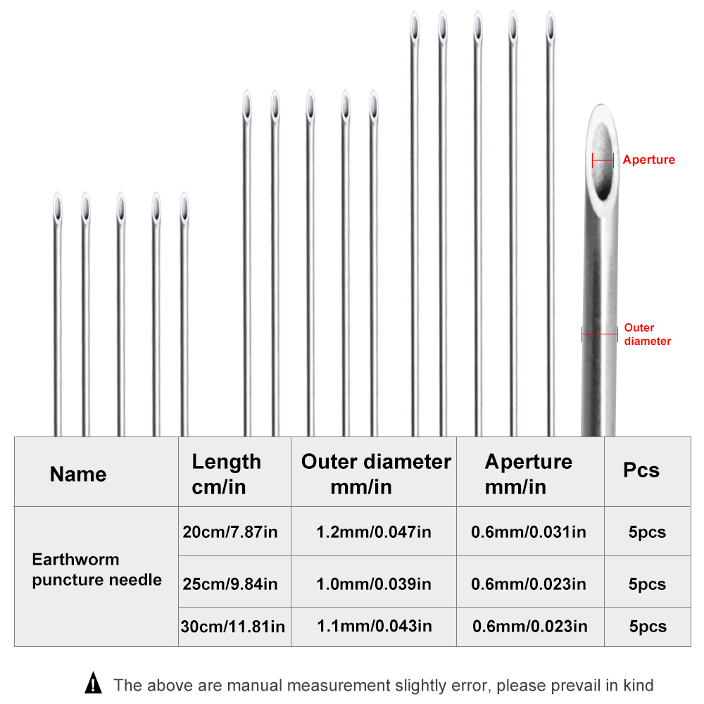 FTK Earthworm Hooking Needle S - Fishing Hook Stainless Steel review and price