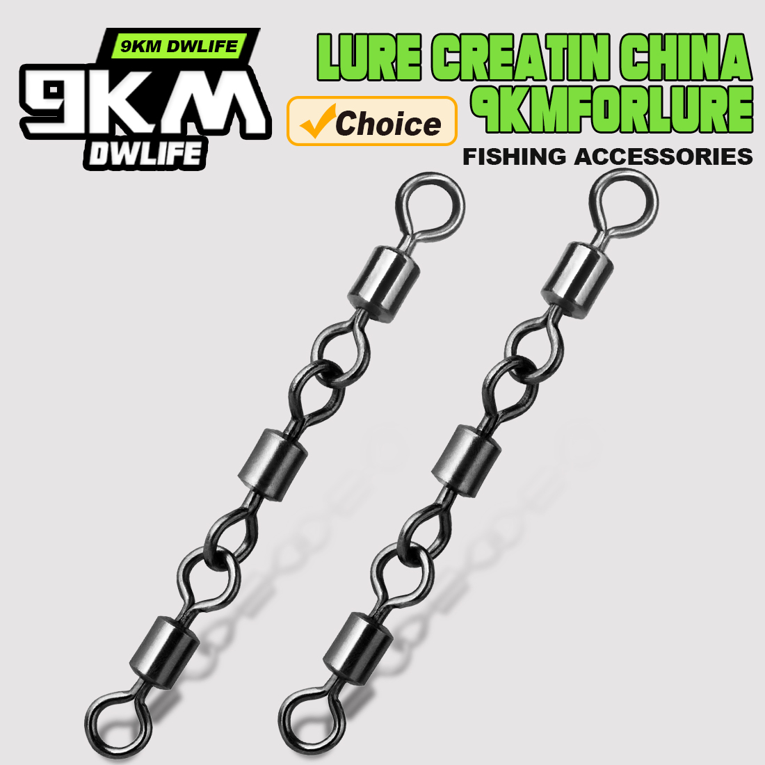 Three Joint Rolling Swivels Fi - Fishing Hook Offset review and price