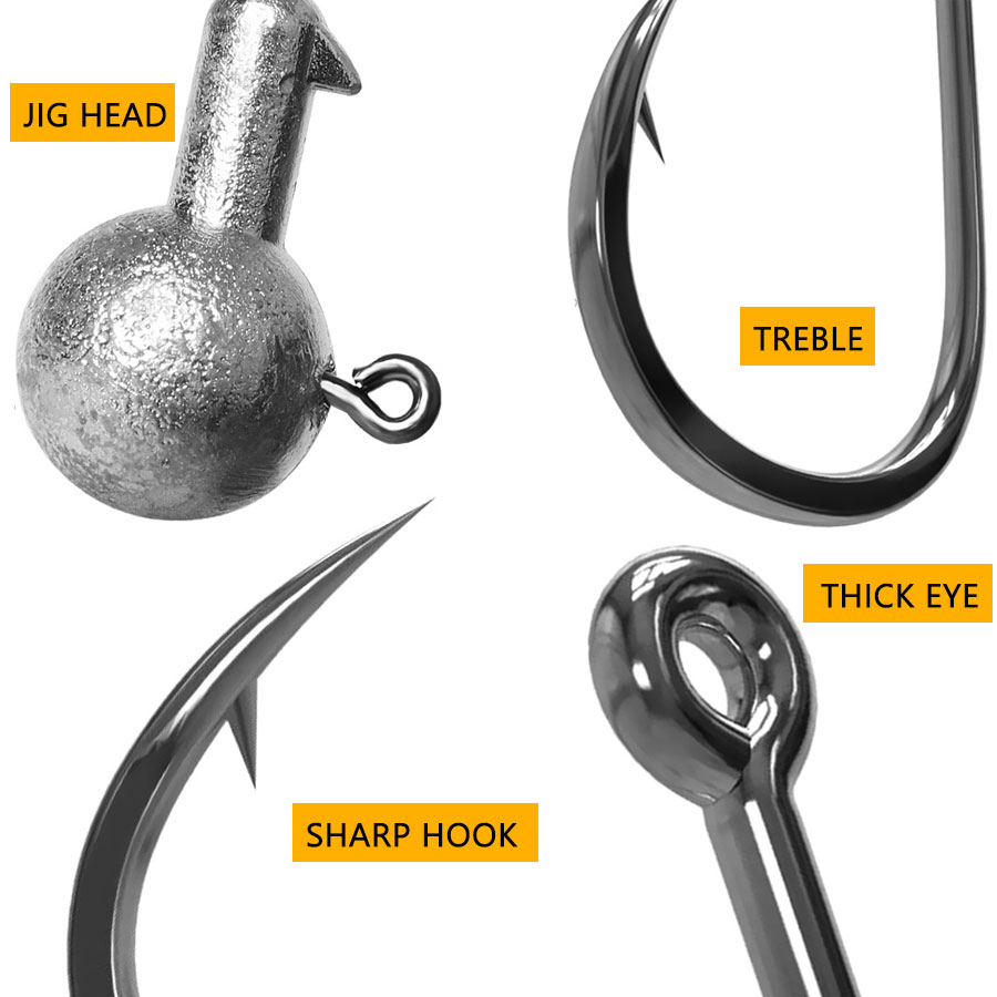 WODJYJ 1g 2g 3g 4g 5g 7g 8g 10 - Fishing Hook Offset review and price