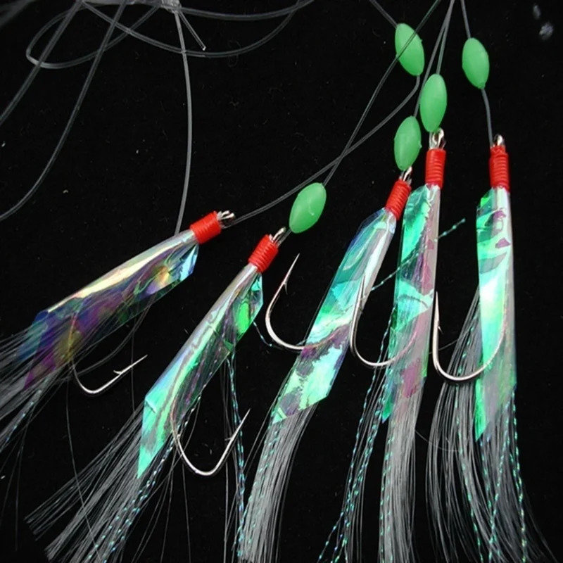 5 Pcs/Set Multi-Color Soft Sil - Fishing Hook Assortment review and price