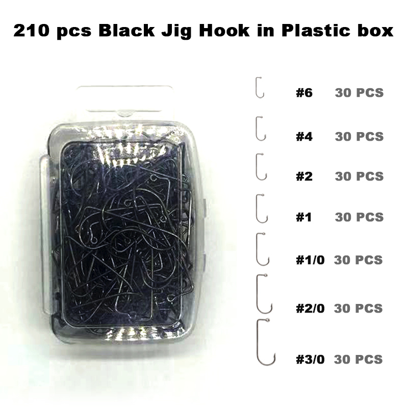 Adygil DIY Fishing 210 pcs Bla - Fishing Hook Assortment review and price