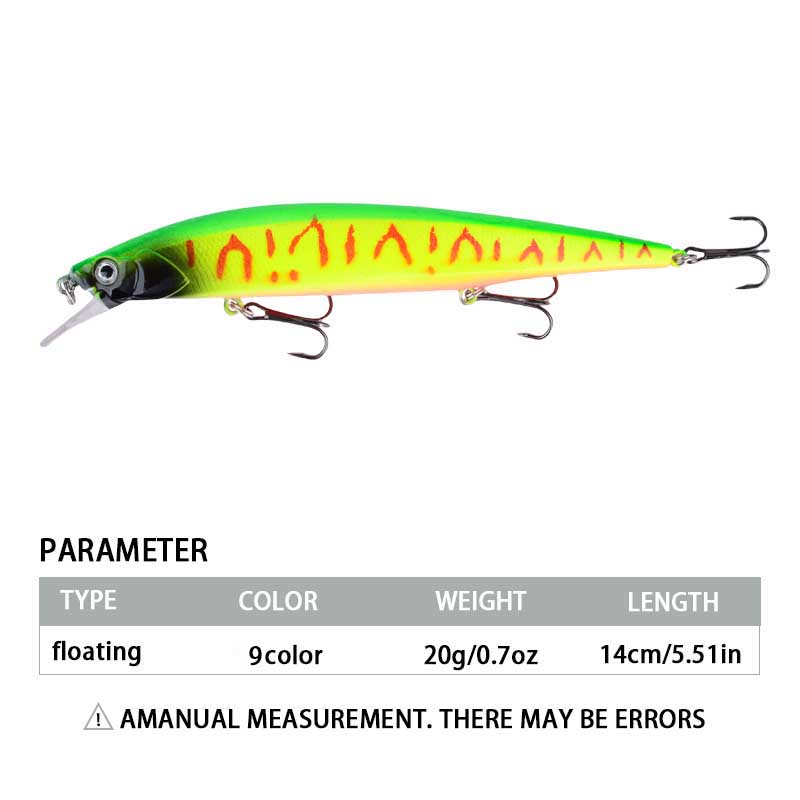 1pc 14cm/20g Plastic Simulatio - Fishing Hook Treble review and price