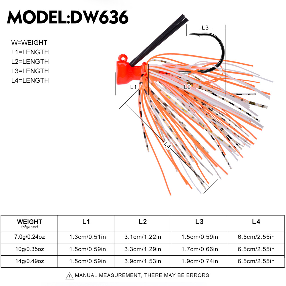 7G 10G 14G Jig Hook Fishing Lu - Fishing Hook Weedless review and price
