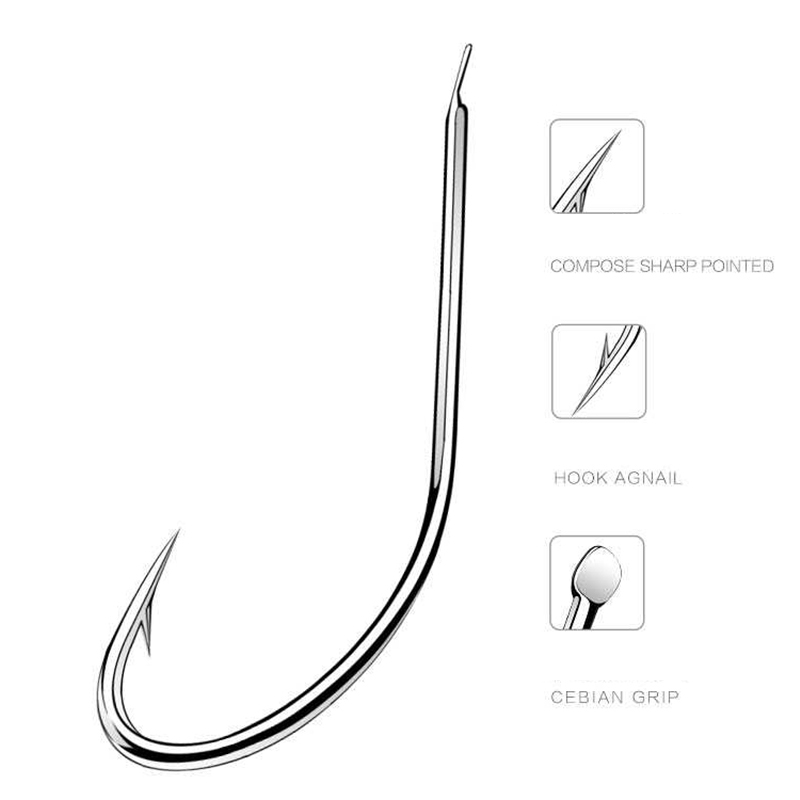 100pcs/box Iseama Circle Carp  - Fishing Hook Circle review and price